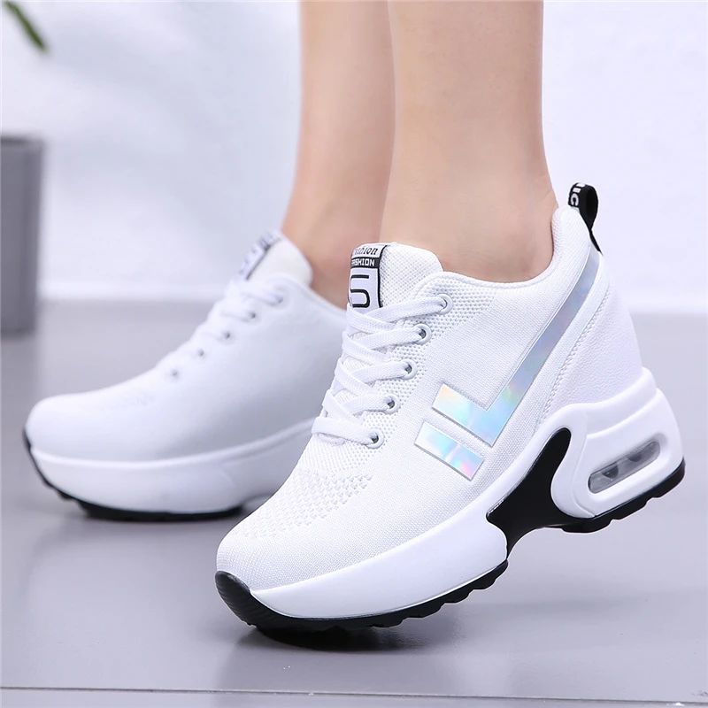Women Tennis Female High Platform Shoes Breathable Height Increasing Shoes 8CM Tennis Feminino Trainers Sneakers Woman Mujer
Women Tennis Female High Platform Shoes Breathable Height Increasing Shoes 8CM Tennis Feminino Trainers Sneakers Woman Mujer