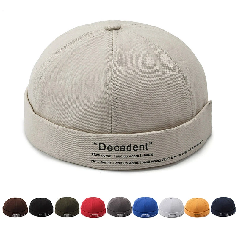 Korean Street Landlord Hat Vintage Casual Cotton Brimless Skullies Cap Melon Skin Hat Men Women Fashion Hip Hop Hats Dome Hat
Korean Street Landlord Hat Vintage Casual Cotton Brimless Skullies Cap Melon Skin Hat Men Women Fashion Hip Hop Hats Dome Hat