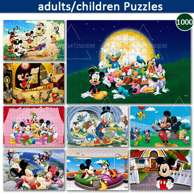 Disney Puzzle Toys Minnie Mickey Mouse Wonderful House 1000 PCS Children Educational Toys Adult Wooden Puzzle Handmade Gift Toys
Disney Puzzle Toys Minnie Mickey Mouse Wonderful House 1000 PCS Children Educational Toys Adult Wooden Puzzle Handmade Gift Toys