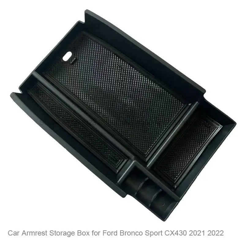 

Car Armrest Storage Box For Ford Bronco Sport CX430 2021 2022 Central Control Container Stowing Tidying Auto Organizer Tray