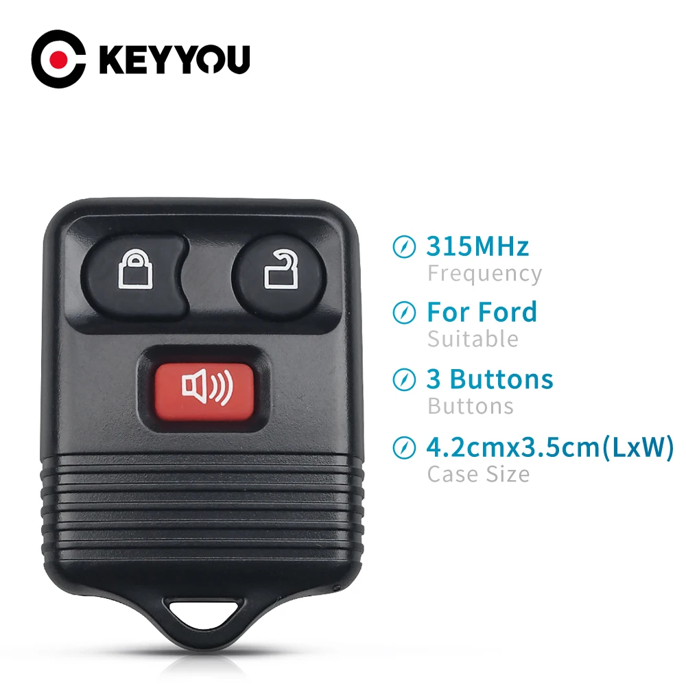 Брелок KEYYOU для Ford Transmitter, ключ 315 МГц с платой аккумулятора, 3 кнопки, пульт дистанционного управления для автомобиля, БЕСКЛЮЧЕВОЙ вход
Брелок KEYYOU для Ford Transmitter, ключ 315 МГц с платой аккумулятора, 3 кнопки, пульт дистанционного управления для автомобиля, БЕСКЛЮЧЕВОЙ вход
