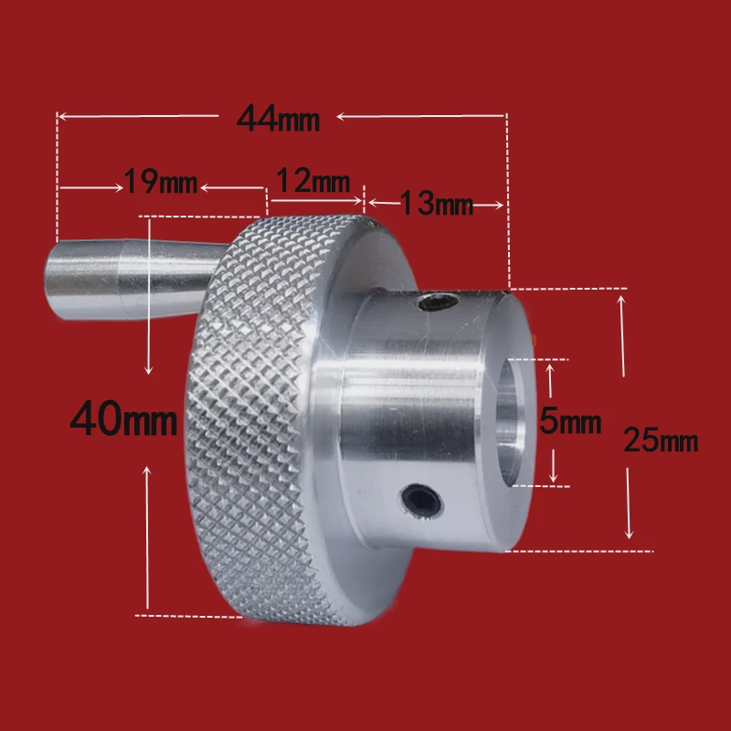 CNC Knurling Sliding Table Screw Rod Knob Crank 5/6/7/8/10/12mm Rotating Handle Embossed Stepper Motor Positioning Hand Wheel
CNC Knurling Sliding Table Screw Rod Knob Crank 5/6/7/8/10/12mm Rotating Handle Embossed Stepper Motor Positioning Hand Wheel