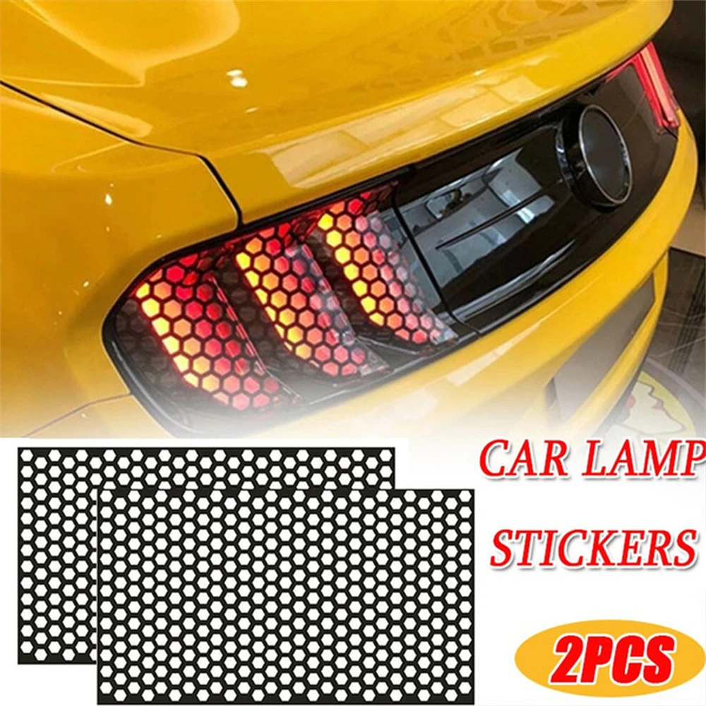 2pc Honeycomb Car Sticker Cut-out Hollow Auto Lamp Film Grid Side Shield Headlamp Taillight Film Decals Car Wrap Sticker 48*30cm
2pc Honeycomb Car Sticker Cut-out Hollow Auto Lamp Film Grid Side Shield Headlamp Taillight Film Decals Car Wrap Sticker 48*30cm