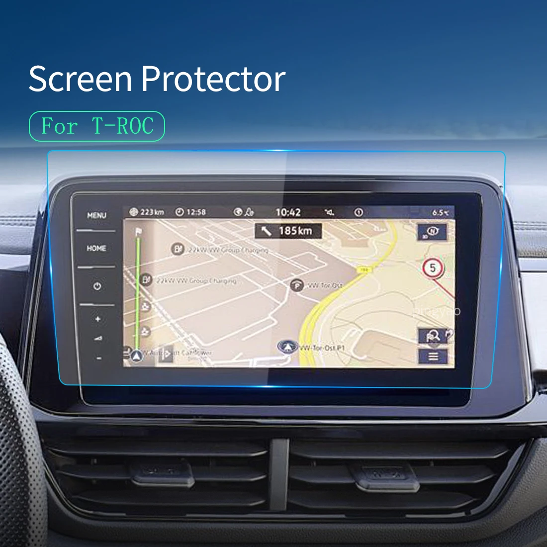 Автомобильные наклейки, измерители, Защита экрана для Carplay, VW TROC 2023 T-ROC защитная пленка из закаленного стекла, навигация, автомобильные аксессуары 
Автомобильные наклейки, измерители, Защита экрана для Carplay, VW TROC 2023 T-ROC защитная пленка из закаленного стекла, навигация, автомобильные аксессуары