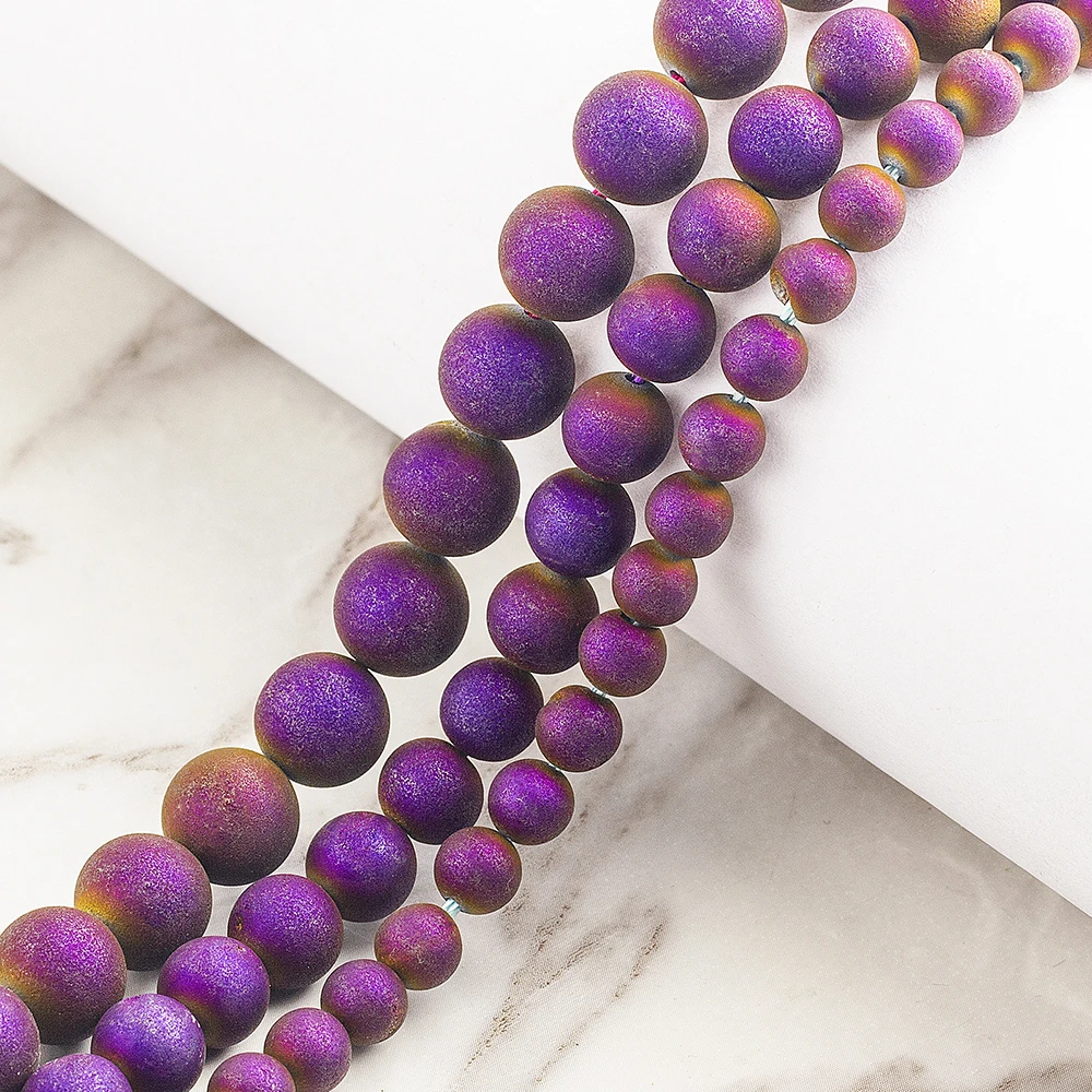 New Fashion Natural Stone Frosted Round Spacer Beads For DIY Jewelry Making Accessories Bracelet Necklaces 6 8 10mm
New Fashion Natural Stone Frosted Round Spacer Beads For DIY Jewelry Making Accessories Bracelet Necklaces 6 8 10mm