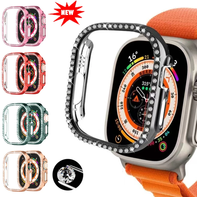 Case For Apple watch Ultra 49mm 41mm 45mm 44mm 40mm 42mm 38mm Diamond Bling Bumper Protector Cover iWatch series 7 8 3 4 5 6 se
Case For Apple watch Ultra 49mm 41mm 45mm 44mm 40mm 42mm 38mm Diamond Bling Bumper Protector Cover iWatch series 7 8 3 4 5 6 se