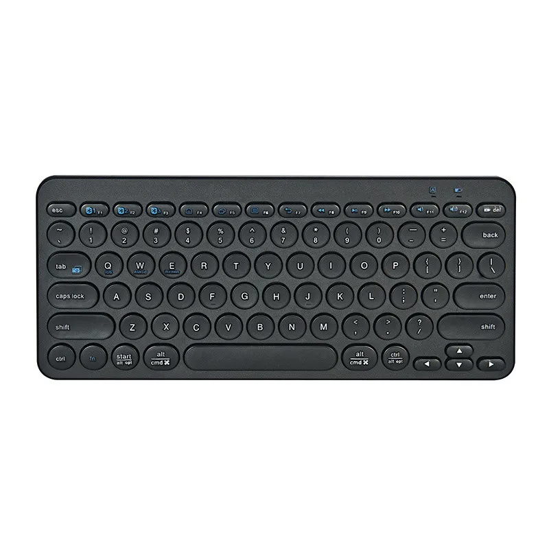 Wireless Bluetooth Keyboard Three Bluetooth Channel Connected To The Device 5.0 Mute Mini Round Key Keyboard
Wireless Bluetooth Keyboard Three Bluetooth Channel Connected To The Device 5.0 Mute Mini Round Key Keyboard