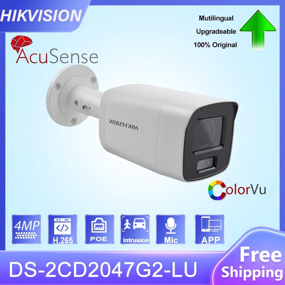 Сетевая камера Hikvision, 4 МП, встроенный микрофон, 130 дБ, WDR, IP67, цилиндрическая IP-камера видеонаблюдения
Сетевая камера Hikvision, 4 МП, встроенный микрофон, 130 дБ, WDR, IP67, цилиндрическая IP-камера видеонаблюдения