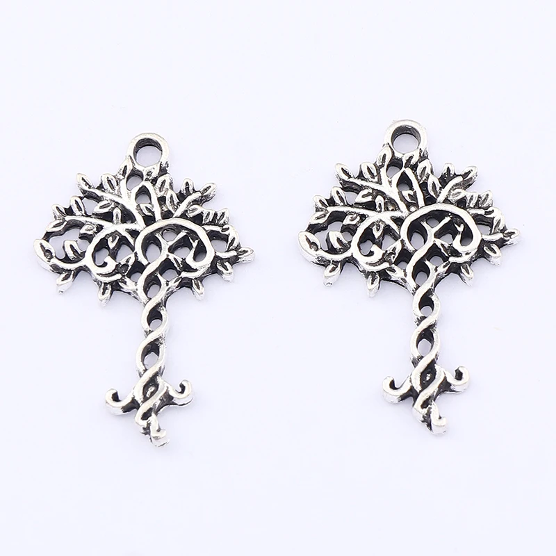 30 Pieces Tibetan Silver Color Tree Charms Pendants For DIY Necklace Bracelet Jewelry Handmade Making Findings Accessories
30 Pieces Tibetan Silver Color Tree Charms Pendants For DIY Necklace Bracelet Jewelry Handmade Making Findings Accessories