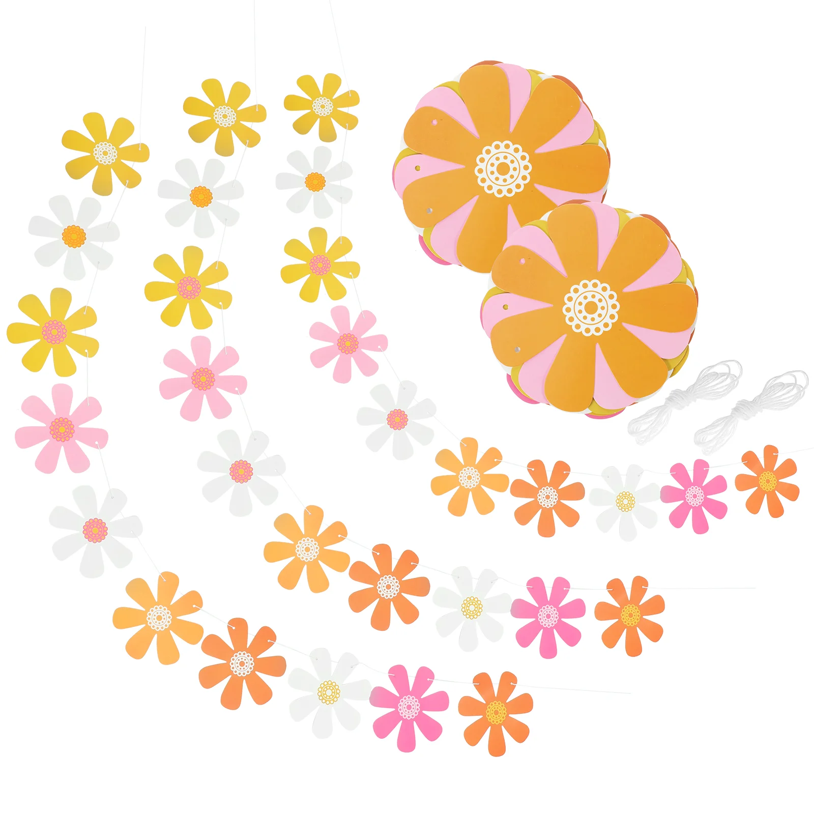 5 Pcs Decor Party Garland Hanging Decorations Paper Flower Banner Classroom Household Kindergarten Daisy Bunting
5 Pcs Decor Party Garland Hanging Decorations Paper Flower Banner Classroom Household Kindergarten Daisy Bunting