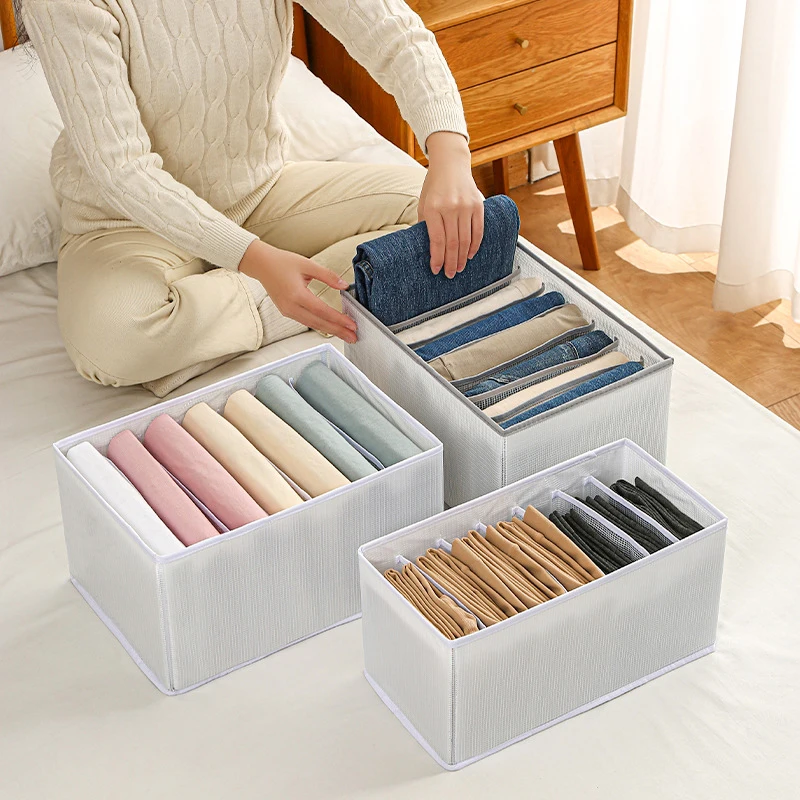 Clothing Storage Box System Bedroom Diaper Organizer for Drawer Chest Stacked Jeans Pants Sweaters Superimposed Garments Cabinet
Clothing Storage Box System Bedroom Diaper Organizer for Drawer Chest Stacked Jeans Pants Sweaters Superimposed Garments Cabinet