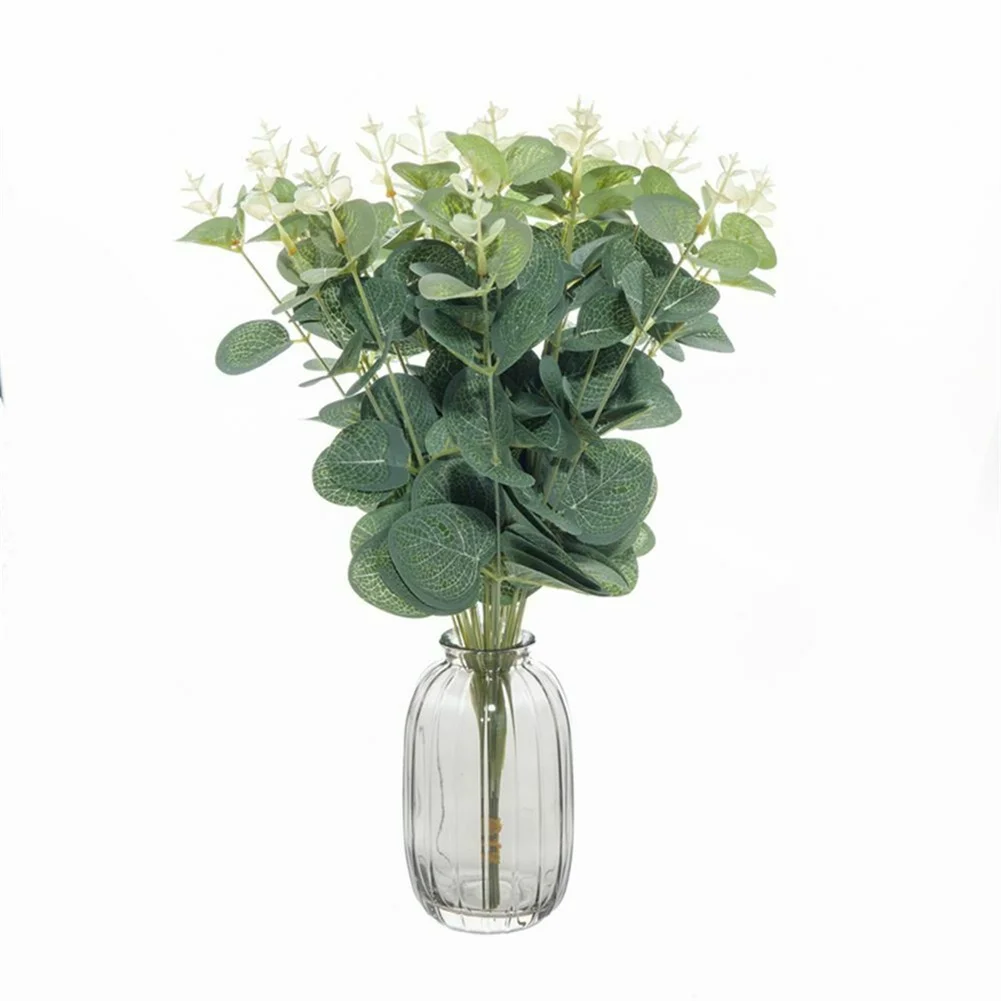 10pcs Artificial Plant Plastic Eucalyptus Leaves Flower For Wedding Flower Bouquet Home Room Decoration Simulation Green Plant
10pcs Artificial Plant Plastic Eucalyptus Leaves Flower For Wedding Flower Bouquet Home Room Decoration Simulation Green Plant