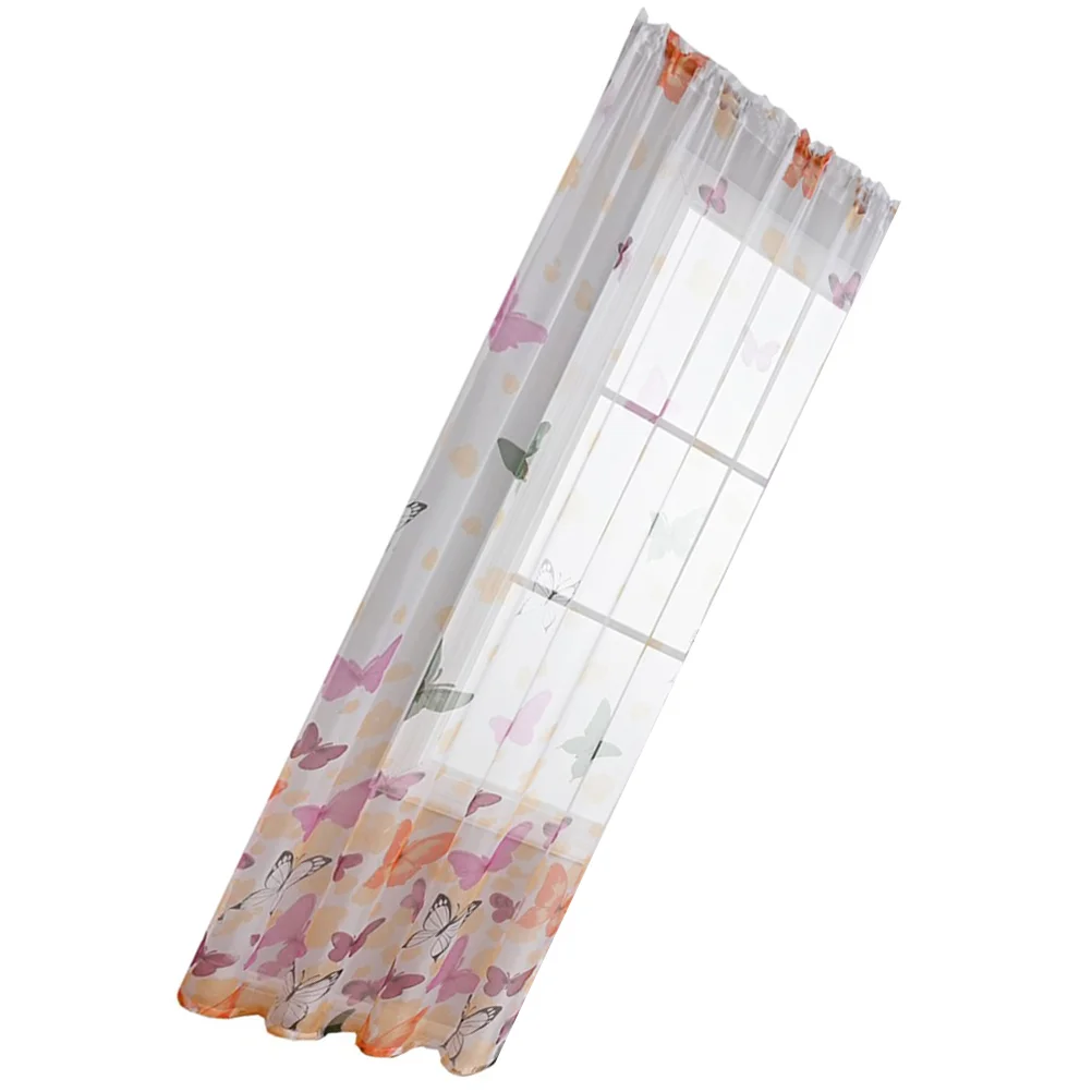 Sheer Window Curtains Semi Curtain Drape Bedroom Drapes Panels Room Living Decoration Butterflies Transparent Rod Pocket Kitchen
Sheer Window Curtains Semi Curtain Drape Bedroom Drapes Panels Room Living Decoration Butterflies Transparent Rod Pocket Kitchen