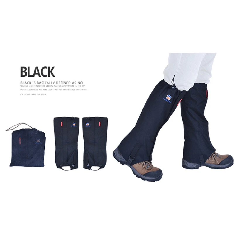 Outdoor Leg Gaiters Boot Protection Shoes Skiing Trekking Backpacking Hiking Camping Fishing Mountain climbing
Outdoor Leg Gaiters Boot Protection Shoes Skiing Trekking Backpacking Hiking Camping Fishing Mountain climbing