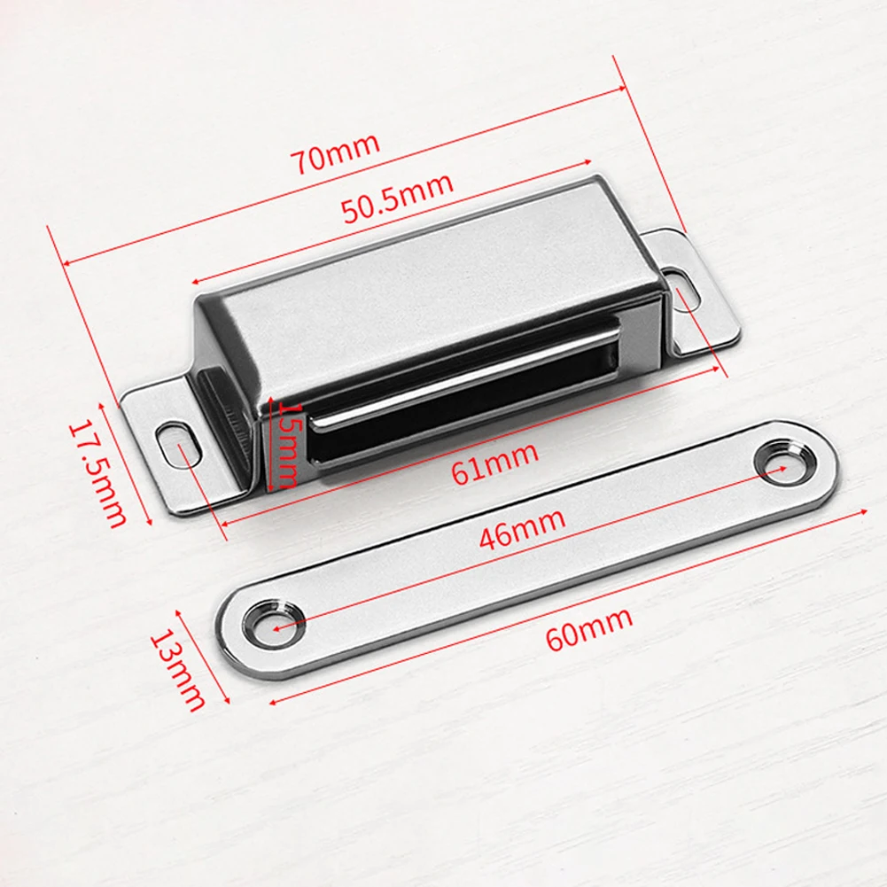 1 Set Magnetic Cabinet Catches Magnet Door Stops Door Closer Stainless Steel Catch For Closet Cupboard Furniture Hardware
1 Set Magnetic Cabinet Catches Magnet Door Stops Door Closer Stainless Steel Catch For Closet Cupboard Furniture Hardware