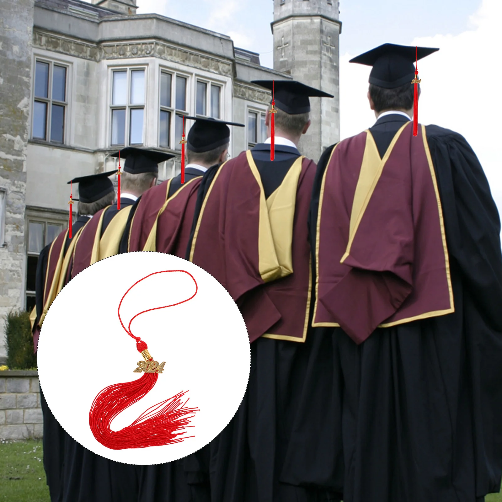 Шапка с кисточками для выпускного вечера, 12 шт., аксессуары для шляп, товары для докторских церемоний, 2024
Шапка с кисточками для выпускного вечера, 12 шт., аксессуары для шляп, товары для докторских церемоний, 2024