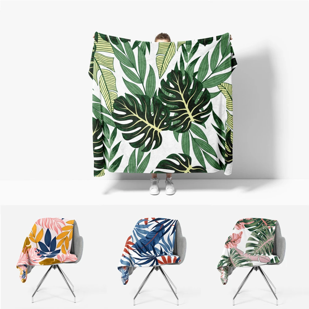 Modern Nordic Palmier Tropical Tree Green Leaf Plant Jungle Throw Blanket Cape Desginer Pattern Couch Cover Office Decoration
Modern Nordic Palmier Tropical Tree Green Leaf Plant Jungle Throw Blanket Cape Desginer Pattern Couch Cover Office Decoration