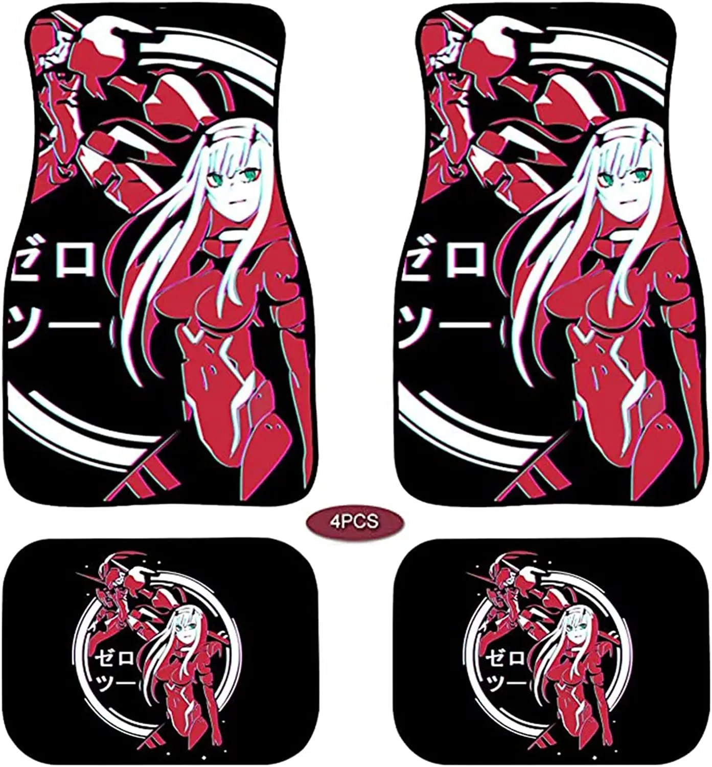 4 Piece Darling in The franxx Zero Two Anime Floor Mats Car Accessories Interior - All Weather Automotive Floor Mat
4 Piece Darling in The franxx Zero Two Anime Floor Mats Car Accessories Interior - All Weather Automotive Floor Mat