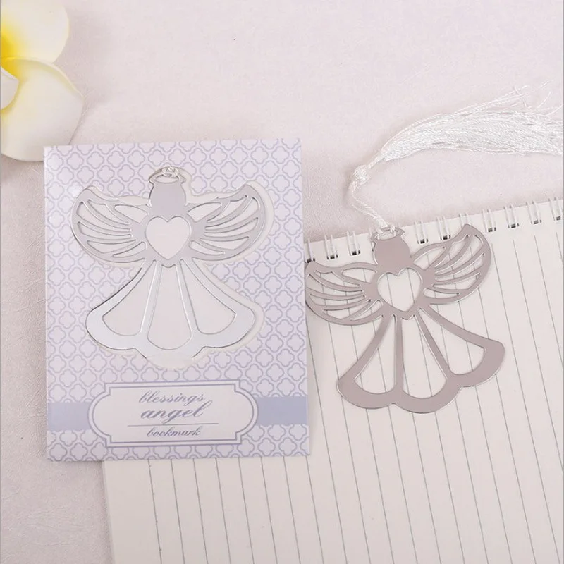20PCS"Blessings" Metal Angel Bookmark With a Lovely White Tassel Baby Christening Souvenir Wedding Favors
20PCS"Blessings" Metal Angel Bookmark With a Lovely White Tassel Baby Christening Souvenir Wedding Favors