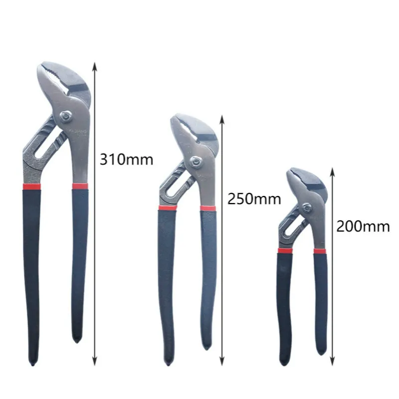 Сверхмощный гаечный ключ для труб 8 дюймов/10 дюймов/12 дюймов, клещи из хром-ванадиевой воды с регулируемыми губками для зажима, трубы, ручной ...
Сверхмощный гаечный ключ для труб 8 дюймов/10 дюймов/12 дюймов, клещи из хром-ванадиевой воды с регулируемыми губками для зажима, трубы, ручной ...