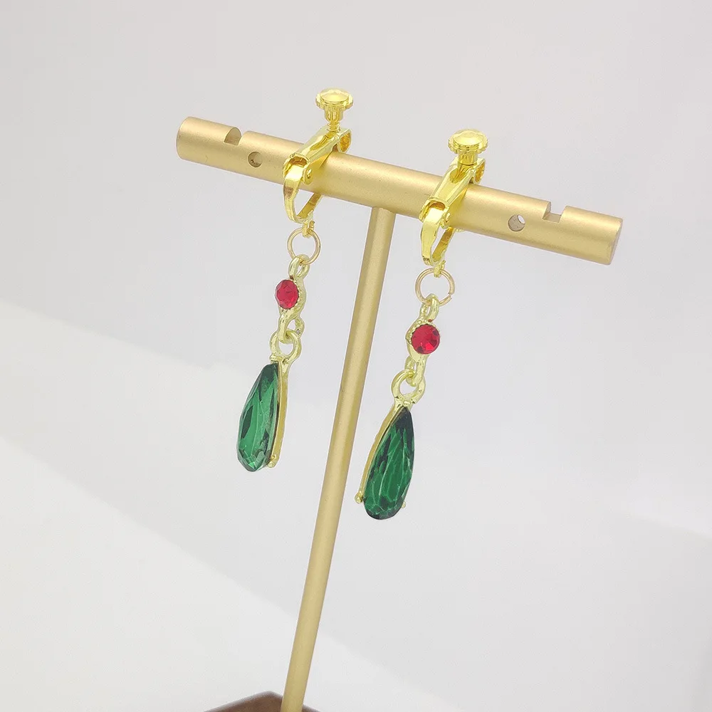 Personalized Anime Hal's Mobile Castle Same Earrings Emerald Droplets Earrings Fashion Elegant Temperament Women's Jewelry Gift
Personalized Anime Hal's Mobile Castle Same Earrings Emerald Droplets Earrings Fashion Elegant Temperament Women's Jewelry Gift