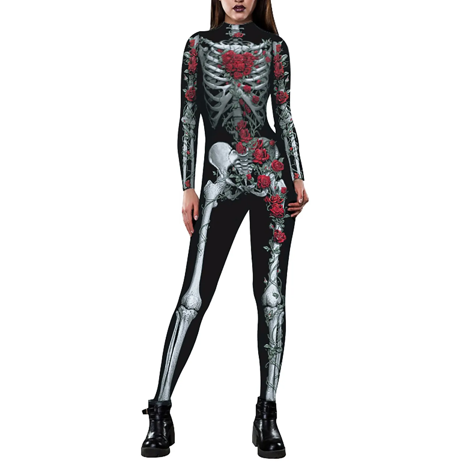 Women Skeleton Robot 3D Printing Bodysuit Zipper Back Halloween Costume Full Body Bodysuit by Body
Women Skeleton Robot 3D Printing Bodysuit Zipper Back Halloween Costume Full Body Bodysuit by Body