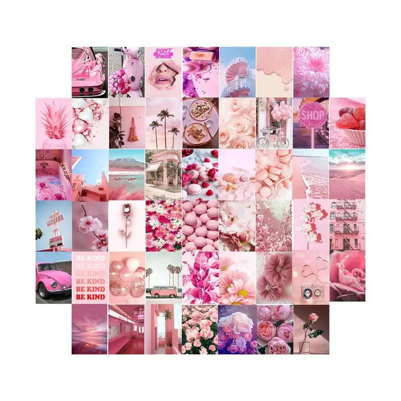50Pcs Pink Aesthetic Picture Wall Collage Set Aesthetic Posters Postcard Collage Kit Bedroom Decoration For Teen Girls Boys
50Pcs Pink Aesthetic Picture Wall Collage Set Aesthetic Posters Postcard Collage Kit Bedroom Decoration For Teen Girls Boys
