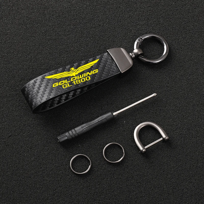 High-Grade Carbon Fiber Motorcycle Keychain Holder Keyring for Honda Goldwing 1800 GL1800 F6B Accessories
High-Grade Carbon Fiber Motorcycle Keychain Holder Keyring for Honda Goldwing 1800 GL1800 F6B Accessories