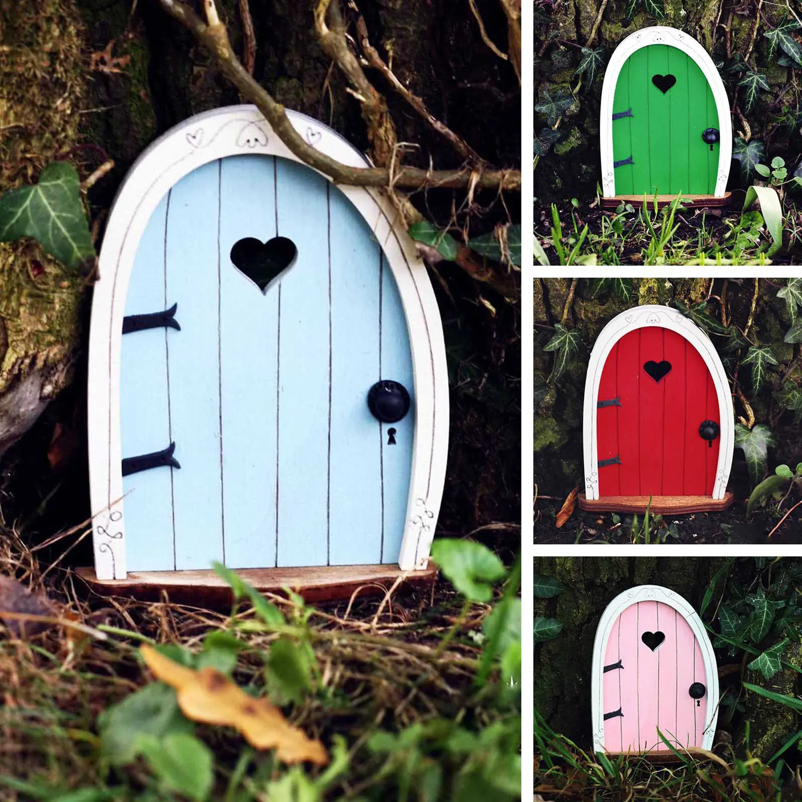 Fairy Doors For Trees Wood Miniature Fairy Dwarf Window Door Gnome Art Courtyard Garden Statues Decor Art Sculpture Decoration
Fairy Doors For Trees Wood Miniature Fairy Dwarf Window Door Gnome Art Courtyard Garden Statues Decor Art Sculpture Decoration