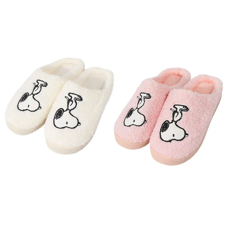 Miniso Winter Cartoon Snoopy Plush Thickened Cotton Slippers Girly Heart Comfortable Indoor Non-Slip Home Cotton Slippers
Miniso Winter Cartoon Snoopy Plush Thickened Cotton Slippers Girly Heart Comfortable Indoor Non-Slip Home Cotton Slippers