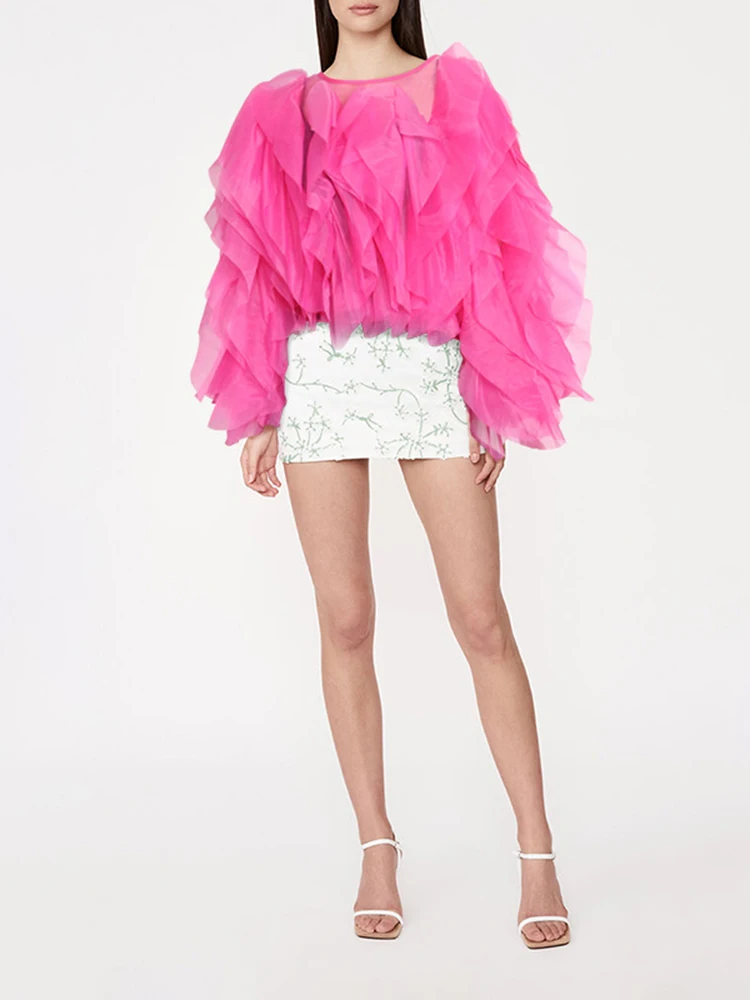 HIGH QUALITY New Fashion 2022 Designer Shirt Women's Round Neck Wood Ear Edge Fashion Chiffon Shirt Top
HIGH QUALITY New Fashion 2022 Designer Shirt Women's Round Neck Wood Ear Edge Fashion Chiffon Shirt Top