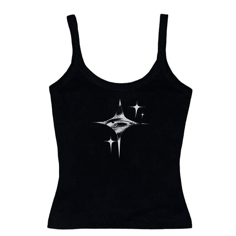 Y2k Sexy Sleeveless Crop tops print High Street Slim Harajuku Hotsweet Halter emo Hot girl Women Aesthetic Vintage Rock Clothes
Y2k Sexy Sleeveless Crop tops print High Street Slim Harajuku Hotsweet Halter emo Hot girl Women Aesthetic Vintage Rock Clothes