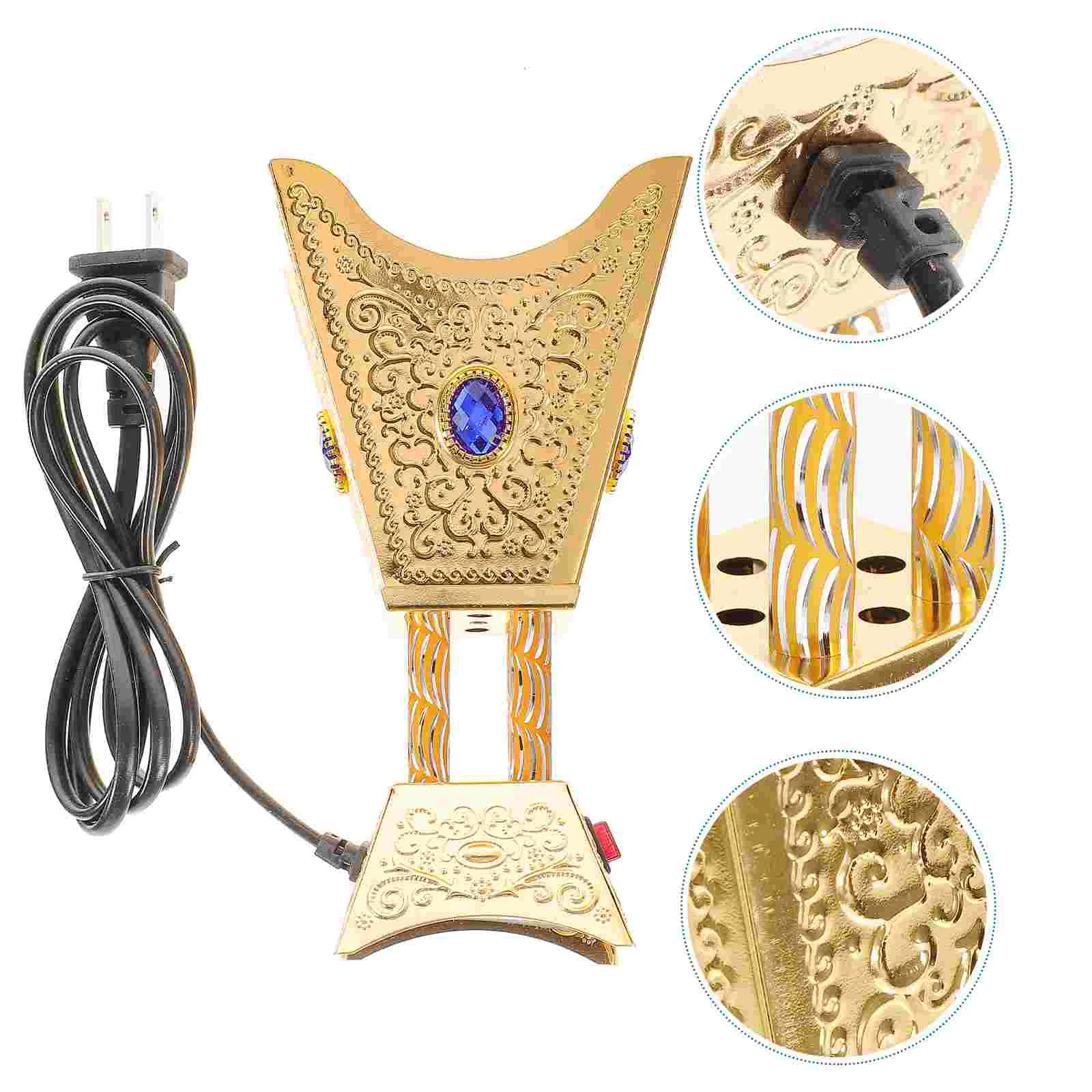 Bakhoor Insence Holder Retro Burner Ornament Decor Home Centerpiece Decorations Oud Frankincense Resin Burner Home Decoration 
Bakhoor Insence Holder Retro Burner Ornament Decor Home Centerpiece Decorations Oud Frankincense Resin Burner Home Decoration