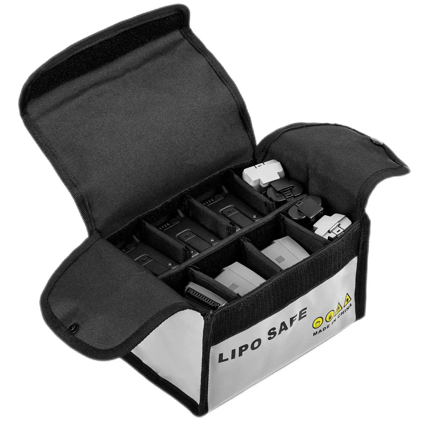 For DJIs Fire Bag Radiation-Proof Battery Bag 7 Partitions High-Temperature Resistant For MINI 3 Pro/2/SE FPV Air 2s
For DJIs Fire Bag Radiation-Proof Battery Bag 7 Partitions High-Temperature Resistant For MINI 3 Pro/2/SE FPV Air 2s