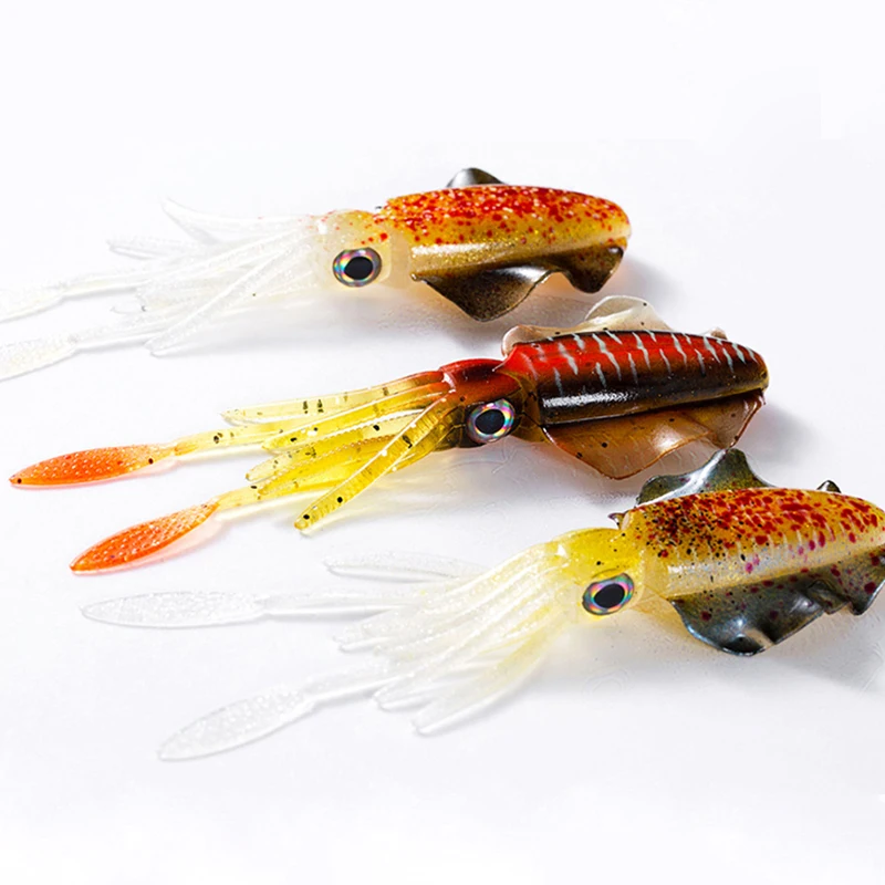 ZWICKE 1pcs 20g/15cm Sea Fishing Wobbler Bait Luminous UV Squid Jig Fishing Lures Fishing Soft Squid Fishing Trolling Lure
ZWICKE 1pcs 20g/15cm Sea Fishing Wobbler Bait Luminous UV Squid Jig Fishing Lures Fishing Soft Squid Fishing Trolling Lure