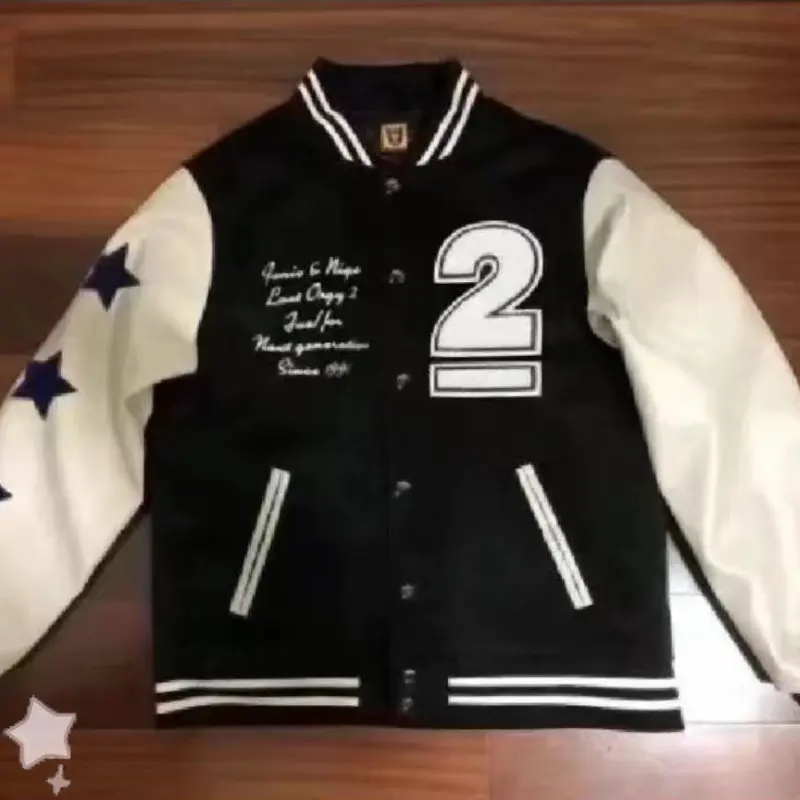 2023 HUMAN MADE Jacket Coat Men Women Thick Embroidery Leather Sleeve Baseball Jackets
2023 HUMAN MADE Jacket Coat Men Women Thick Embroidery Leather Sleeve Baseball Jackets