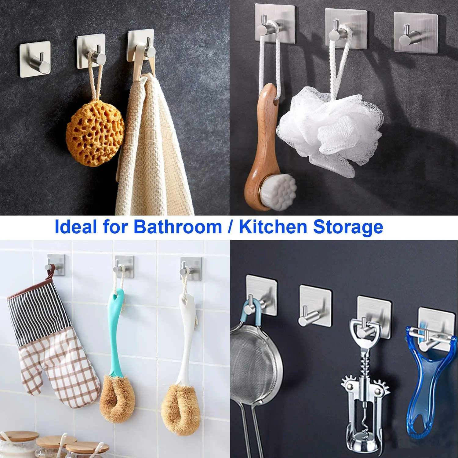 SUS304 Robe Hook Wall Hook Towel Hook for Bathroom Stainless Steel Coat Hook Rustproof Hook Hanger for Kitchen Hardware 5PC
SUS304 Robe Hook Wall Hook Towel Hook for Bathroom Stainless Steel Coat Hook Rustproof Hook Hanger for Kitchen Hardware 5PC