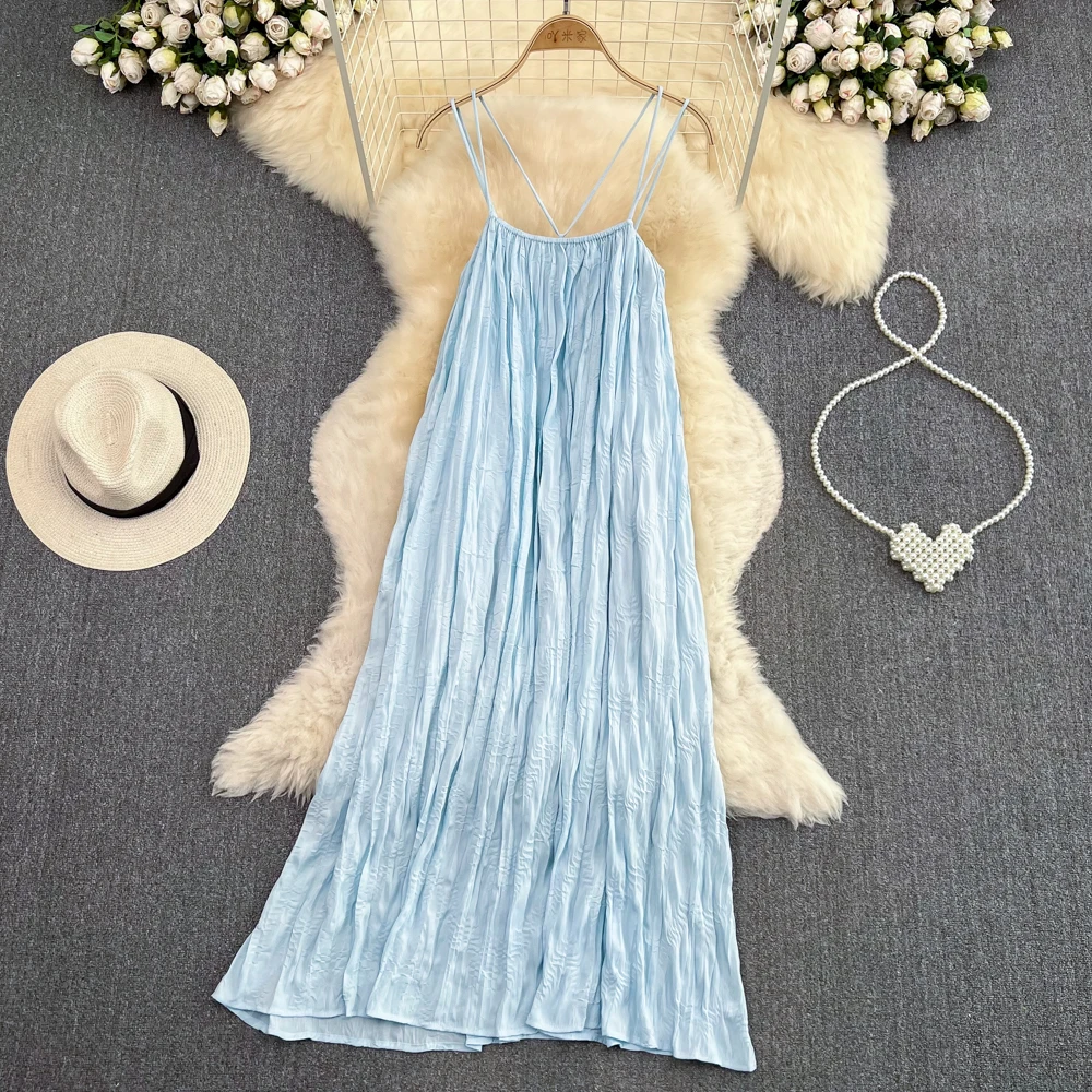 Летняя пляжная юбка, пляжная юбка для туризма, праздничная юбка, свободное платье на бретелях
Летняя пляжная юбка, пляжная юбка для туризма, праздничная юбка, свободное платье на бретелях