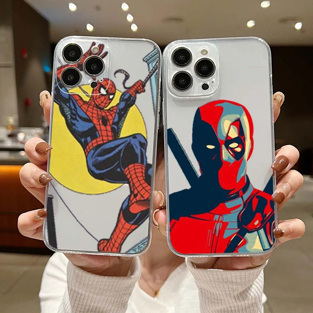 Avengers Spider-Man Phone Case For Xiaomi Redmi Note 12 11 11T 10 10S 9 Pro Plus 10C 9A 9C 9T K40 K50 K60 4G Transparent Cover
Avengers Spider-Man Phone Case For Xiaomi Redmi Note 12 11 11T 10 10S 9 Pro Plus 10C 9A 9C 9T K40 K50 K60 4G Transparent Cover