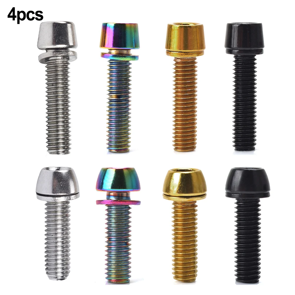 Steel Bike Stem Screws And Spacers Set Rust-Resistant Easy To Installation Bicycle Handle Screw Bike Accessories
Steel Bike Stem Screws And Spacers Set Rust-Resistant Easy To Installation Bicycle Handle Screw Bike Accessories