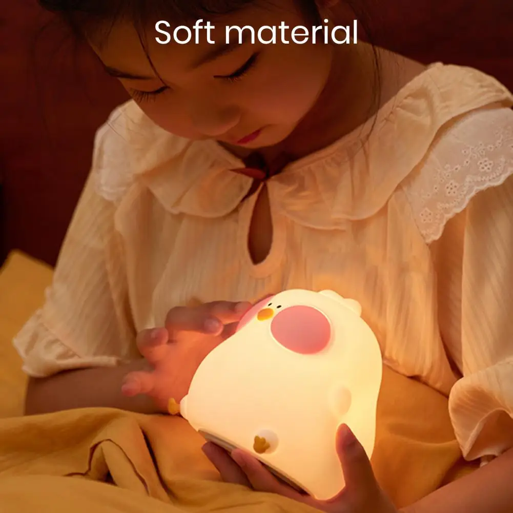 Colorful Tap Switch Light Rechargeable Silicone Chick Night Lamp Soft Flicker-free for Room Decor Dimmable Sleeping Light Tap
Colorful Tap Switch Light Rechargeable Silicone Chick Night Lamp Soft Flicker-free for Room Decor Dimmable Sleeping Light Tap
