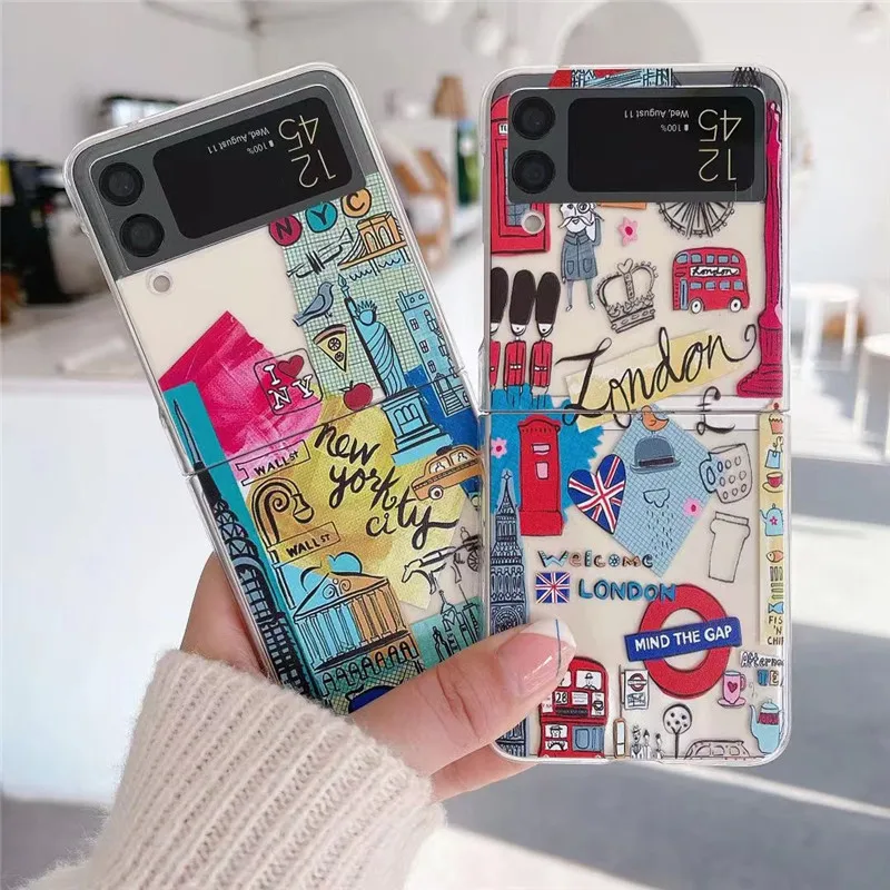 Case For Samsung Z Flip 3 Z Flip 4 5G Cartoon Pattern Case Hard PC Transparent Shockproof Case For Z Flip 4 Z Flip 3 Funda Coque
Case For Samsung Z Flip 3 Z Flip 4 5G Cartoon Pattern Case Hard PC Transparent Shockproof Case For Z Flip 4 Z Flip 3 Funda Coque