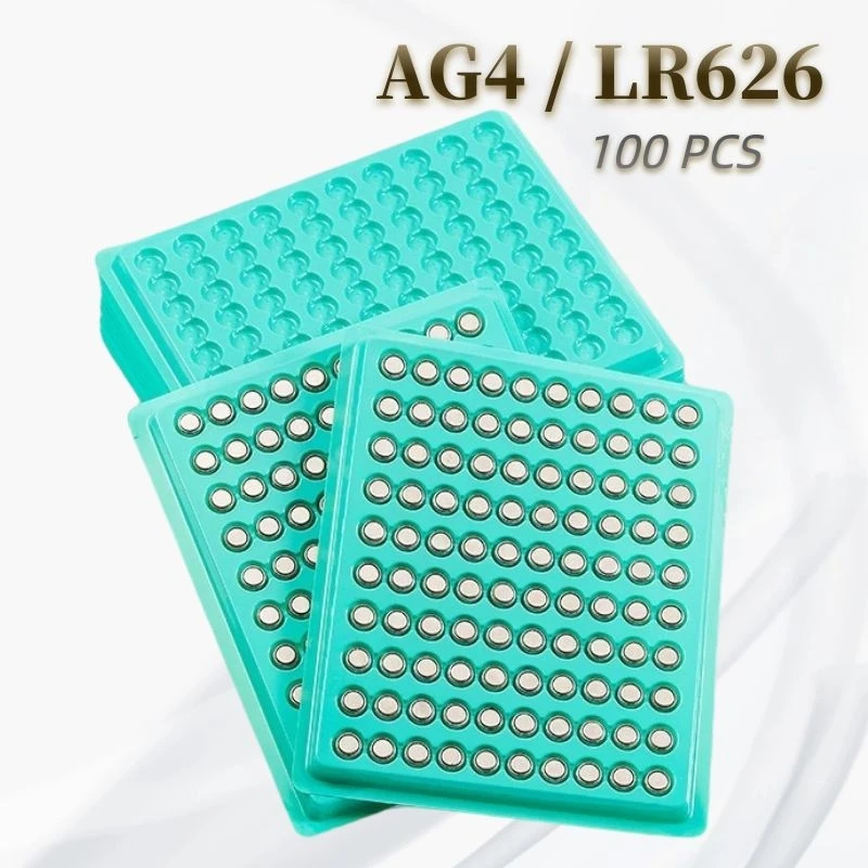 2022 New AG4 Alkaline Button Battery 1.55V LR626 377 SR626SW Suitable for Watch Remote Control Toy Medical Instruments Alarm
2022 New AG4 Alkaline Button Battery 1.55V LR626 377 SR626SW Suitable for Watch Remote Control Toy Medical Instruments Alarm