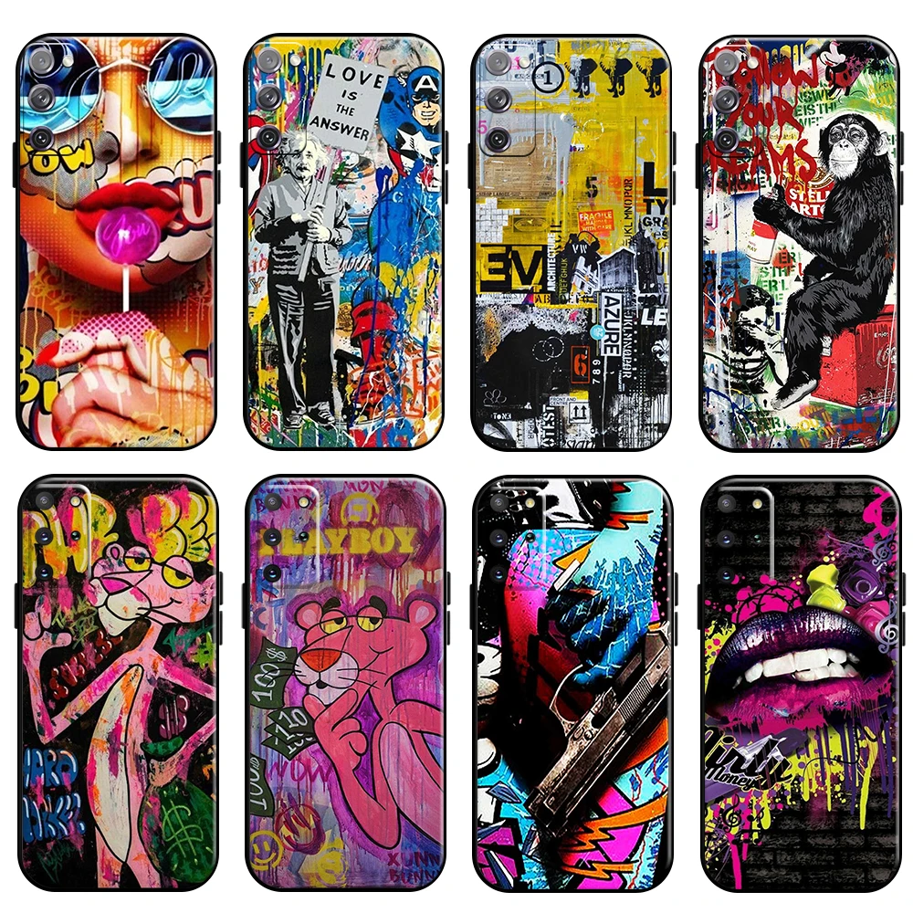 Street Graffiti Oil Painting Phone Case For Samsung Galaxy S22 S21 S20 Ultra FE 5G S10 10E S9 Plus Lite Silicone Cover Carcasa 
Street Graffiti Oil Painting Phone Case For Samsung Galaxy S22 S21 S20 Ultra FE 5G S10 10E S9 Plus Lite Silicone Cover Carcasa