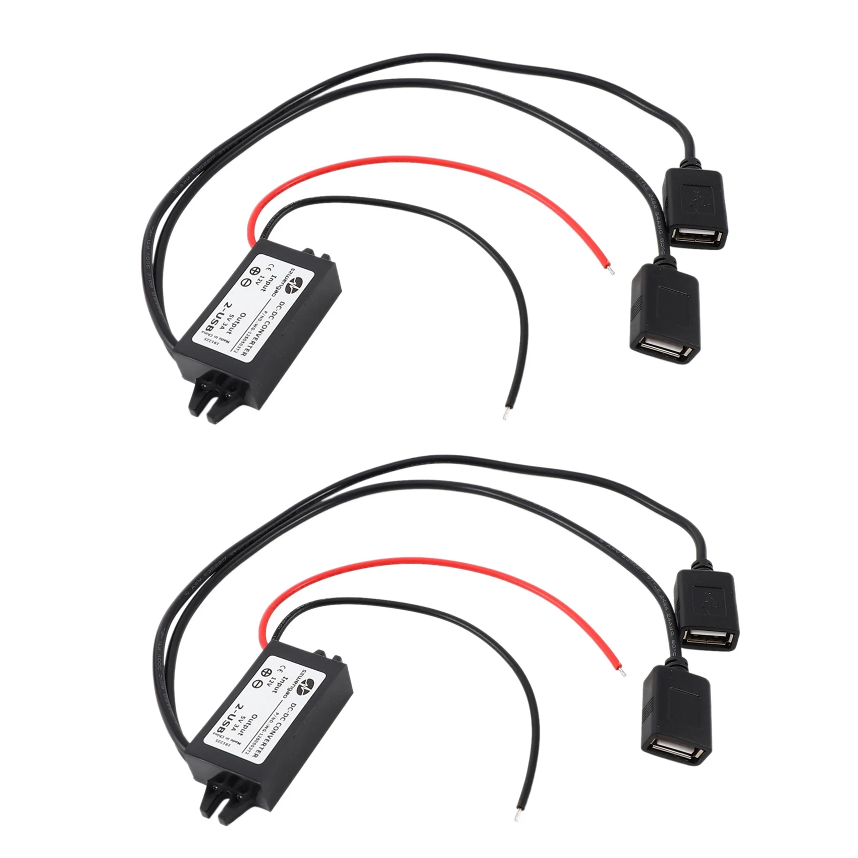 2X 12V to 5V 3A 15W DC to DC Converter Regulator Module Dual USB Output Power Adapter for Car Boat Motorcycle
2X 12V to 5V 3A 15W DC to DC Converter Regulator Module Dual USB Output Power Adapter for Car Boat Motorcycle
