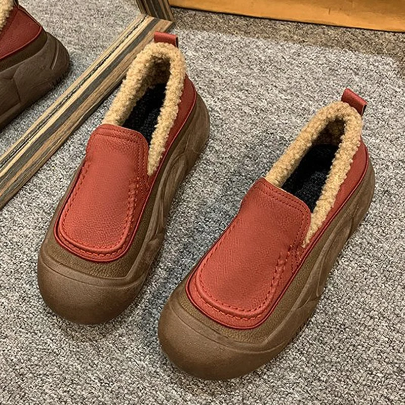Fur Platform Flats Loafers Women Warm Short Plush Shoes 2024 Winter Sport Sneakers Fashion Walking Boots Comfort Zapatos Mujer
Fur Platform Flats Loafers Women Warm Short Plush Shoes 2024 Winter Sport Sneakers Fashion Walking Boots Comfort Zapatos Mujer