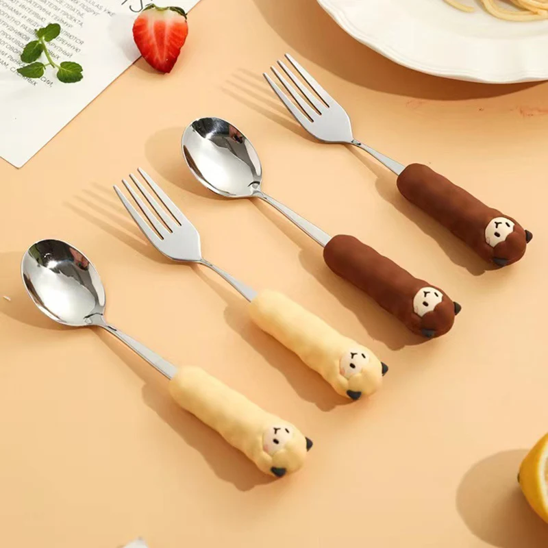 Baby Portable Blockware for Children Cartoons Cutlery Set Knife Fork Spoon Stainless Steel Dinner Tableware Kids Tableware
Baby Portable Blockware for Children Cartoons Cutlery Set Knife Fork Spoon Stainless Steel Dinner Tableware Kids Tableware