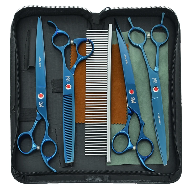 Pets Grooming Scissors with Forceps 8.0" Professional Japan 440C Dog Shears Hair Cutting Thinning Scissors Curved Tesoura B0048A
Pets Grooming Scissors with Forceps 8.0" Professional Japan 440C Dog Shears Hair Cutting Thinning Scissors Curved Tesoura B0048A