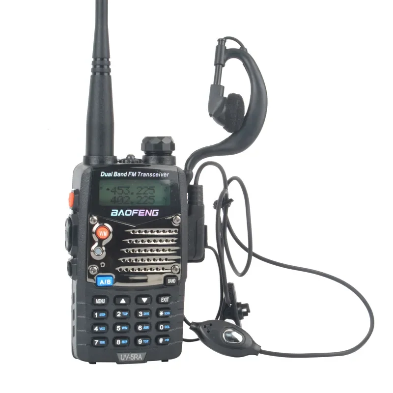 BAOFENG walkie talkie UV-5RA VHF/UHF Dual band 5W 128CH Portable FM two way radio with earpiece
BAOFENG walkie talkie UV-5RA VHF/UHF Dual band 5W 128CH Portable FM two way radio with earpiece