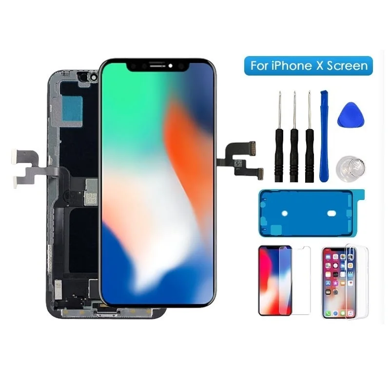 NEW2022 AAA+++ LCD For iPhone X XR XS 11 Pro Max OLED Display With Touch Assembly For iPhone 6S 7 8 Plus Screen Replacement
NEW2022 AAA+++ LCD For iPhone X XR XS 11 Pro Max OLED Display With Touch Assembly For iPhone 6S 7 8 Plus Screen Replacement
